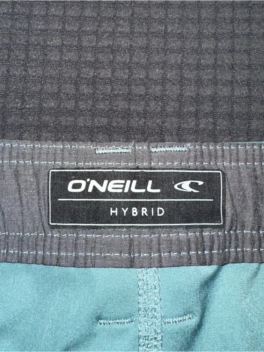 O Neill Hybrid Shorts Mens Size 34 Aqua Performance Stretch Casual - Picture 3 of 7